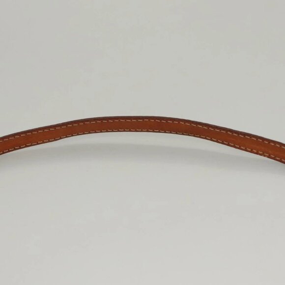 CELINE Macadam Canvas Shoulder Bag PVC Leather Brown Gold - Picture 10 of 14